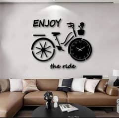 BB Bargain Bazzar Wall Clock 3D Bicycle Style Wooden Watch | BachLight 0