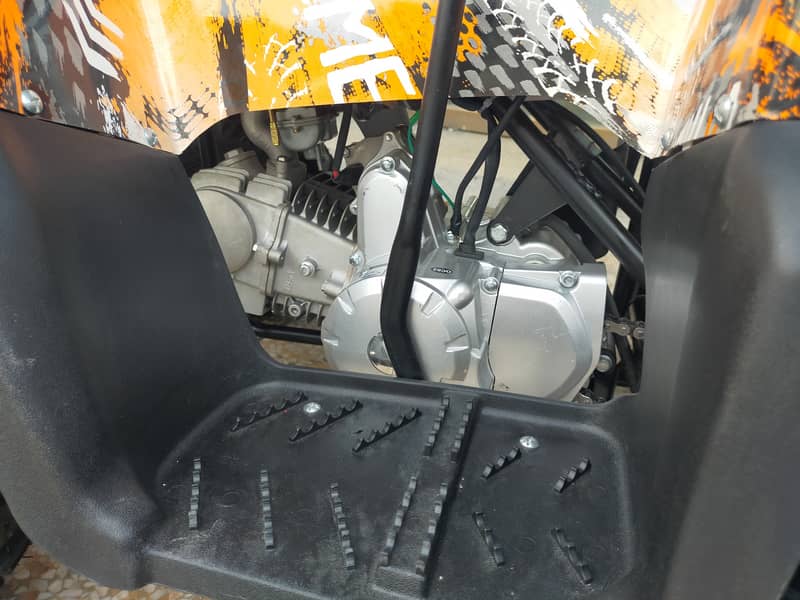 Zero Metre 110cc Reverse Gear Atv Quad 4 Wheels Bike Deliver In All Pk 7