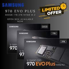 Samsung EVO 870 EVO SSD, 970 EVO Plus Nvme M. 2