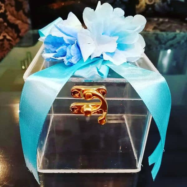 acrylic gift box | bid box| weeding box 6