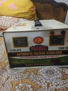 Voltage Stabilizer Damaged condition 2500 watt