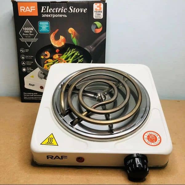 RAF Electric Stove Mini Hot Plate For Quick Heat And Easy Cooking 3