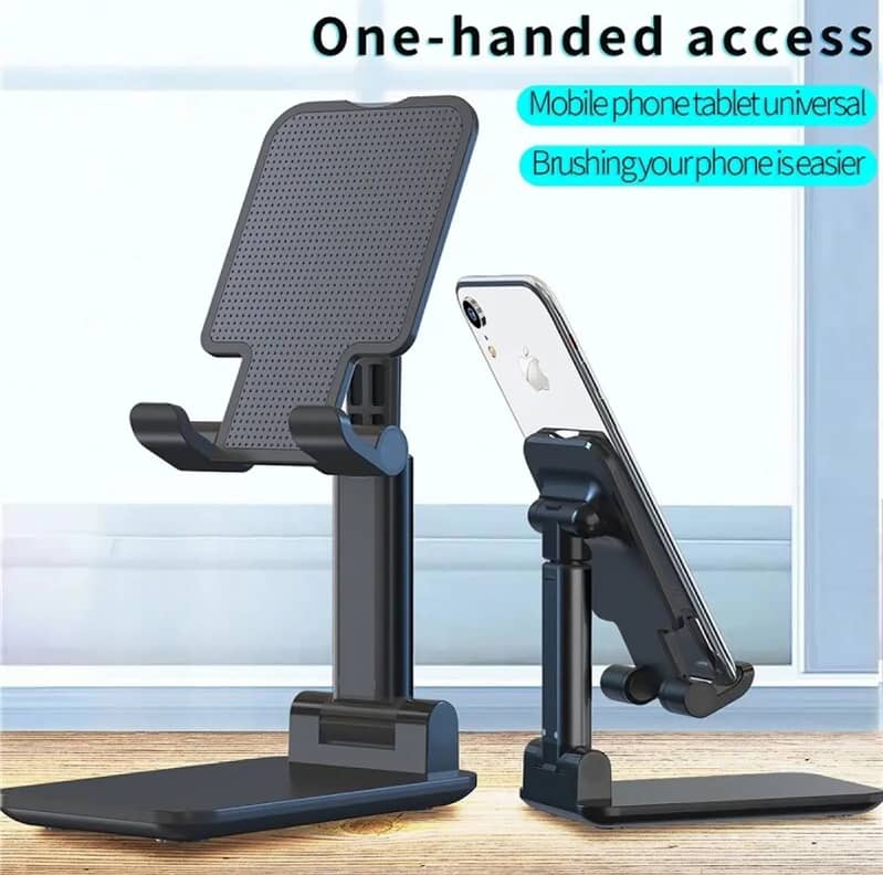 Foldable, Adjustable, Universal Mobile Stand, Flexible Mobile Holder 2