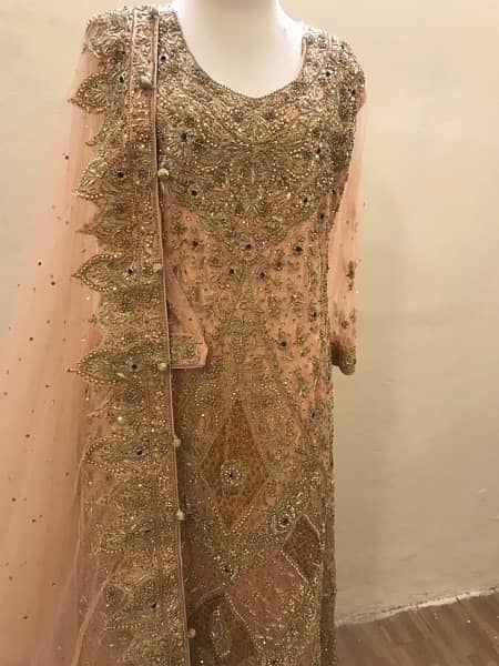 Tea pink walima dress 4