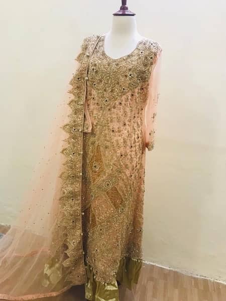 Tea pink walima dress 5