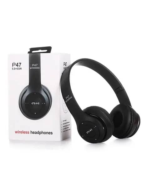P47 Wireless Bluetooth Foldable Headset With Microphone 1