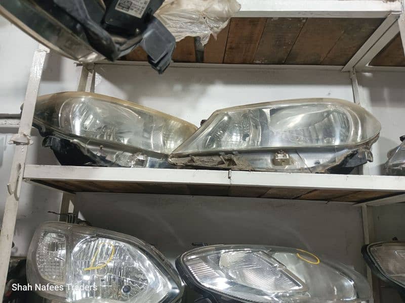 Toyota Vitz 2011-2013 Hid Headlight- Toyota Vitz Hid Front Light Pair 1