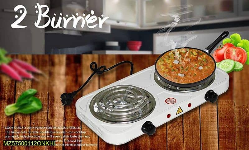 electric double stove  burner 4