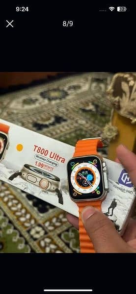 t800 ultra 10/10 condition watch ka sath bhi  charger h   protector bi 0