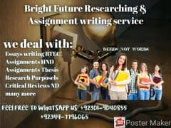 BFAW Thesis and assignment writing Services