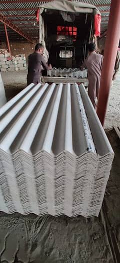 Fiberglass cement sheet shed