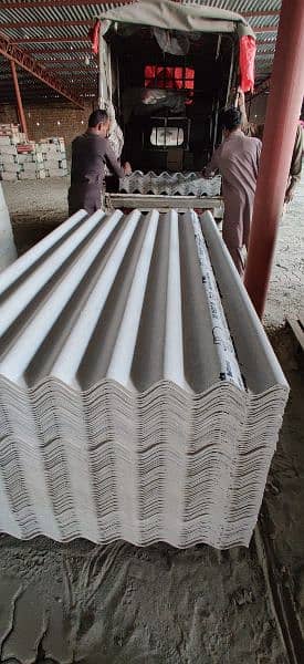 Fiberglass cement sheet shed 0