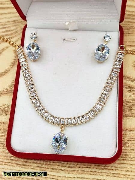 3 Pcs Zircon Necklace set 0