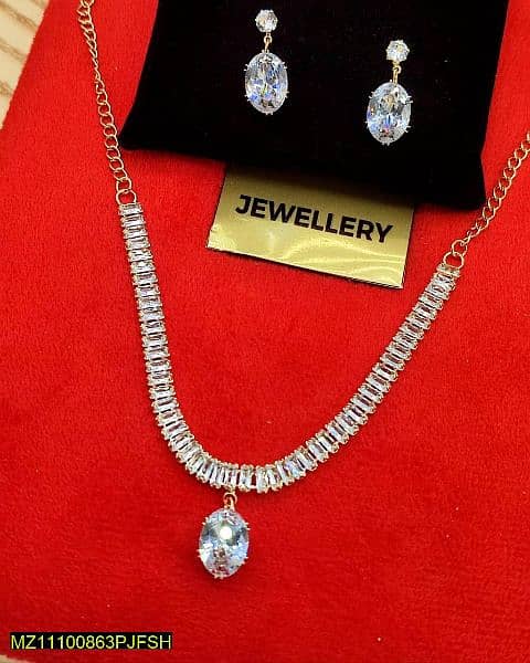 3 Pcs Zircon Necklace set 1