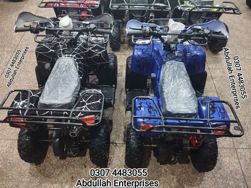 110cc 125cc auto jeep o meter quad bike ATV 4 sale deliver all over Pk 6