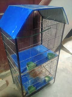 Cage For Sale Double portion with accessories