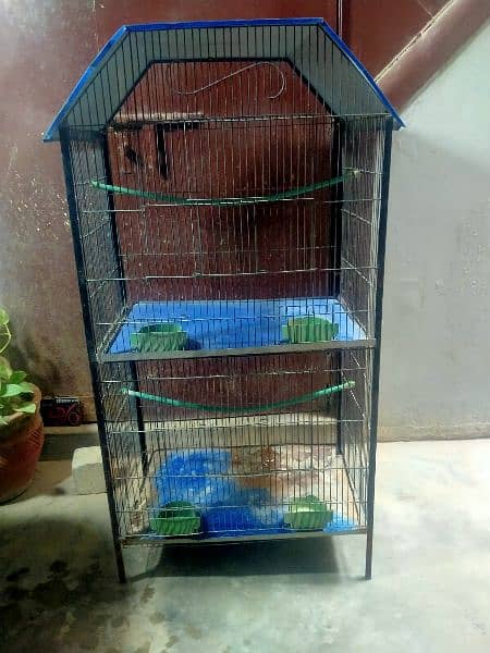 Cage For Sale Double portion with accessories 3