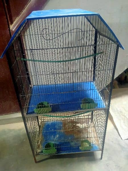 Cage For Sale Double portion with accessories 4