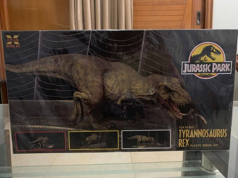 jurassic park dinosaurs model kit . tyrannosaurus rex 1