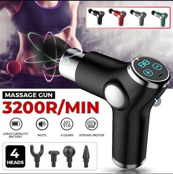 Wireless Fascial Gun Deep Muscle Full Body Vibrating Massager Gun 2