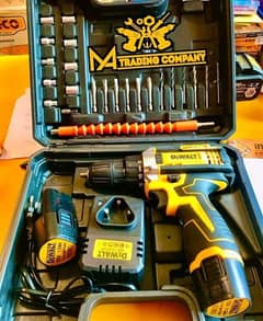 Imported Brand 12V Dewalt Drill Machine With It's Accessories & Kit. .