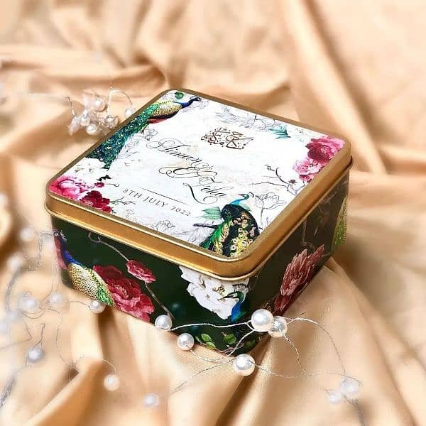 Bid Boxes | Wedding Boxes | Event Box | Tin Box | Nikkah Boxes 1