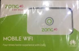 Zong 4g LTE NEw model unblocked device urjant sale 0
