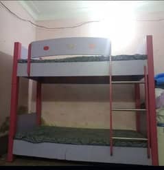 wooden bunker bed for urgent sale