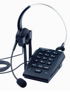 Headset telephone