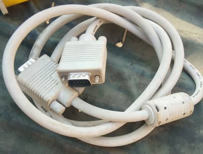 VGA or display cable white