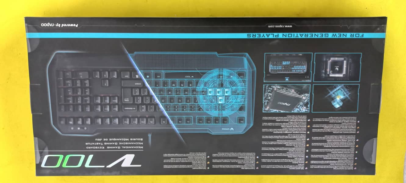 Mechanical Gaming Keyboard Anti-Ghosting, Yellow Switches, Non RGB 10