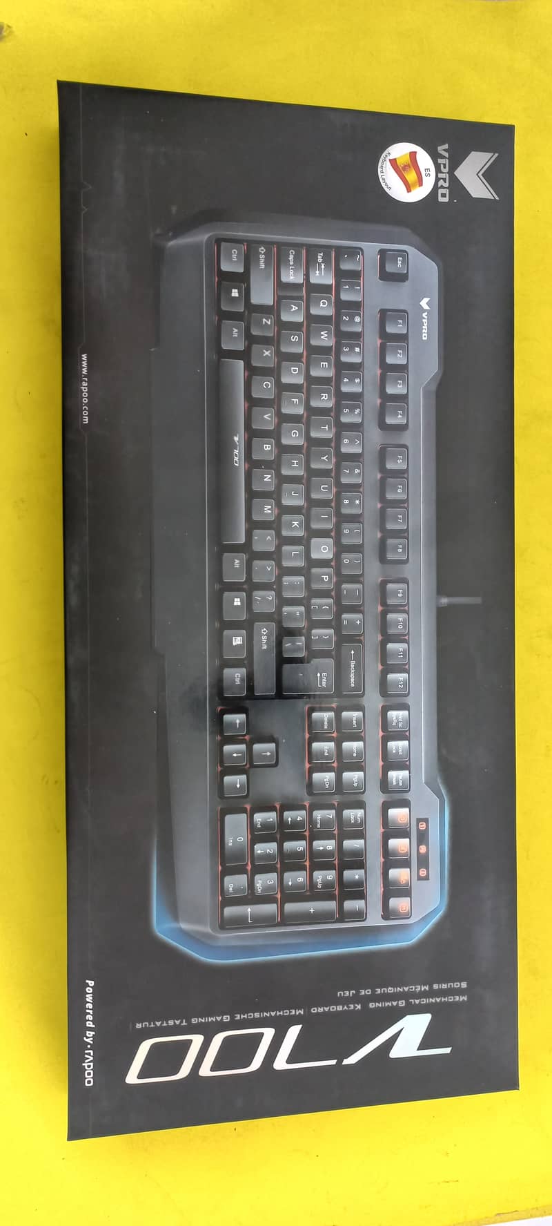 Mechanical Gaming Keyboard Anti-Ghosting, Yellow Switches, Non RGB 2