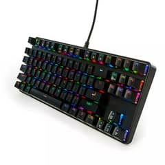 GameStop Full ARGB Gaming Mechanical Keyboard - Tenkeyless – 87 keys 0