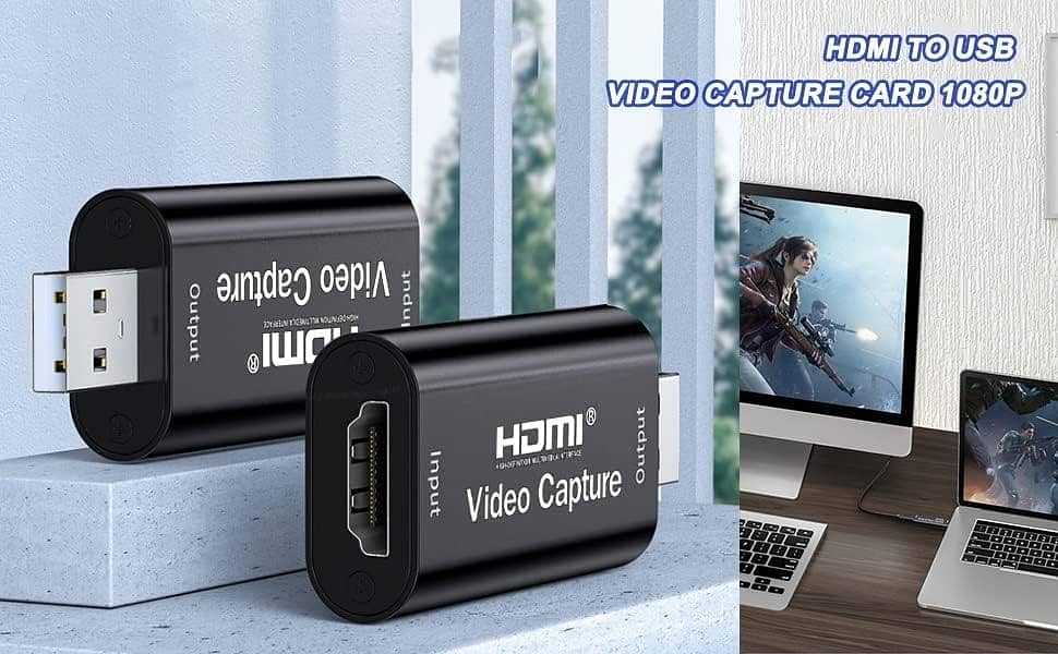 Video Graphics Adapter/HDMI Video Capture Card USB 3.0. 4K Loop Output 3