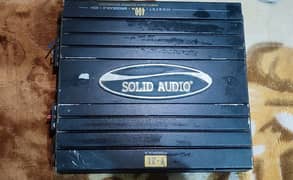 solid audio amplifier