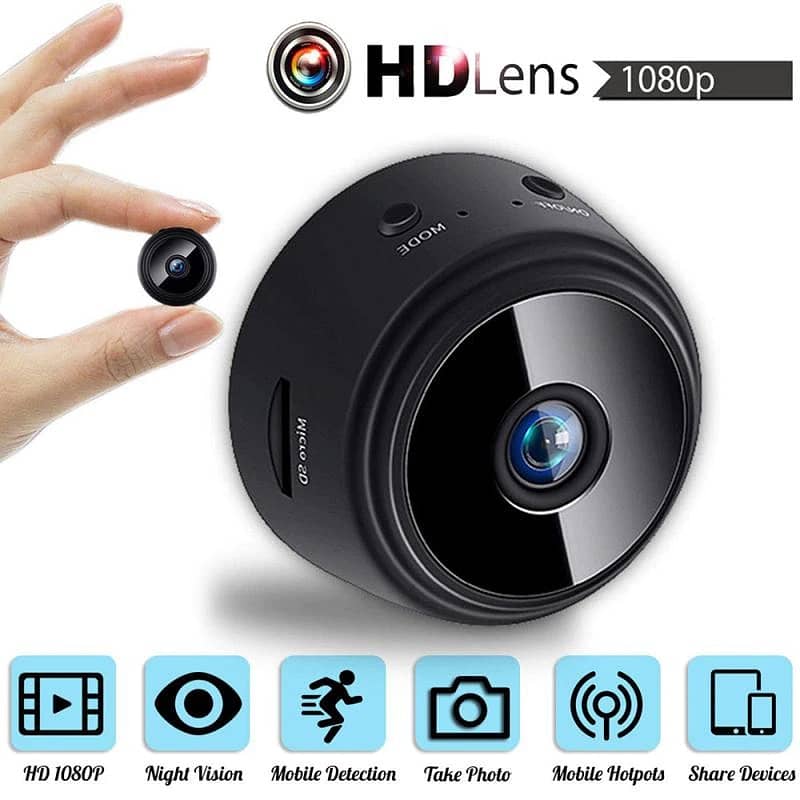 New A9 Mini Camera HD Recording Wifi Battery 3 Hours 0