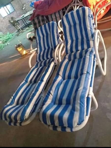 swimming pool Chair louncher cane louncher rattan chair outdoor 4