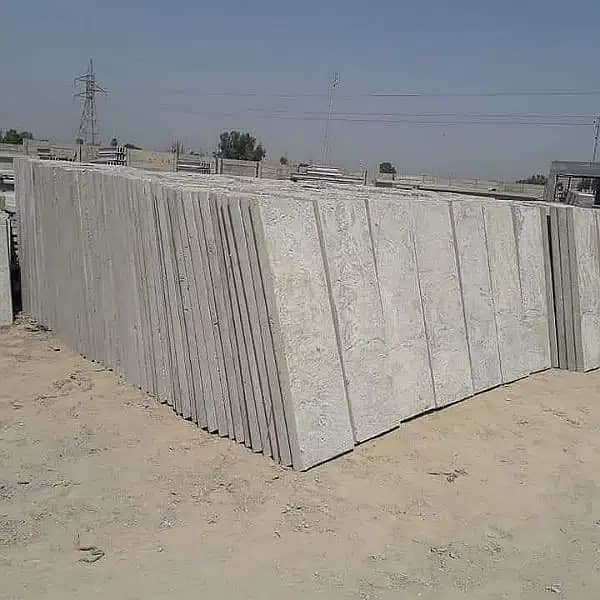 Precast boundary wall/ boundary wall/Girders, slabs, control shed roof 5