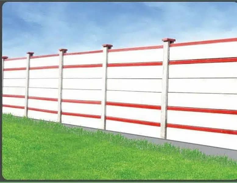 precast boundary wall/ boundary wall/Girders, slabs, control shed roof 0