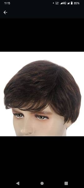 Men wig imported quality hair patch _hair unit(0'3'0'6'4'2'3'9'1'0'1) 4