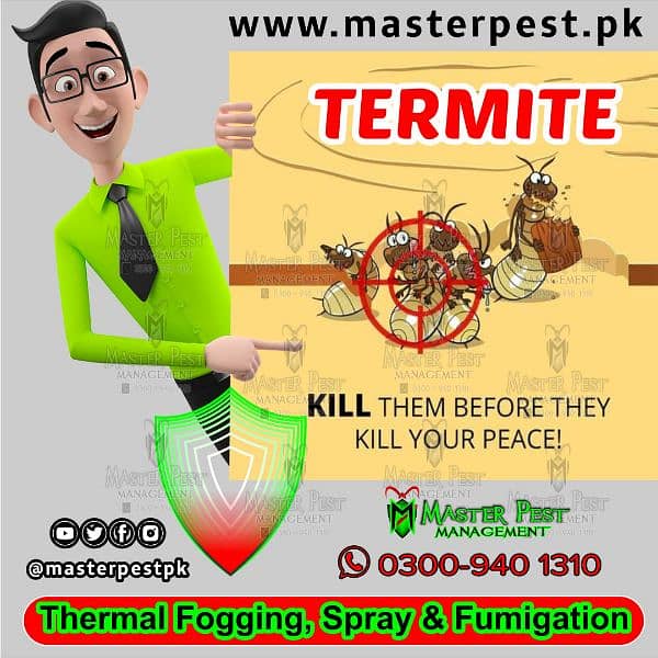 termite(دیمک ) control pest control Dengue Spray and Fumigation 1