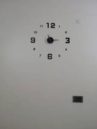 3D Wall Clock Sticker Mirror Unique Big Number Watch DIY Dec 1