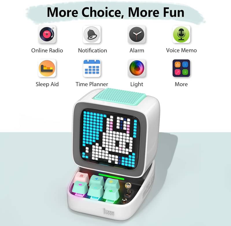 Divoom Ditoo-Pro Retro Pixel Art Bluetooth Speaker + Game 7