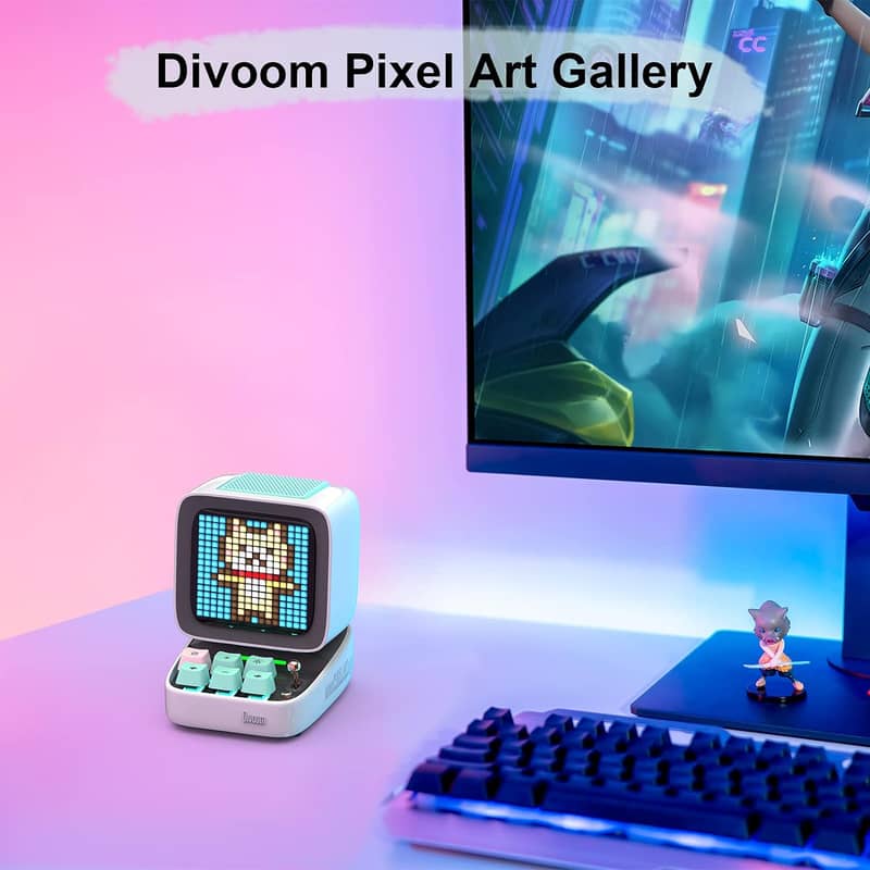 Divoom Ditoo-Pro Retro Pixel Art Bluetooth Speaker + Game 9