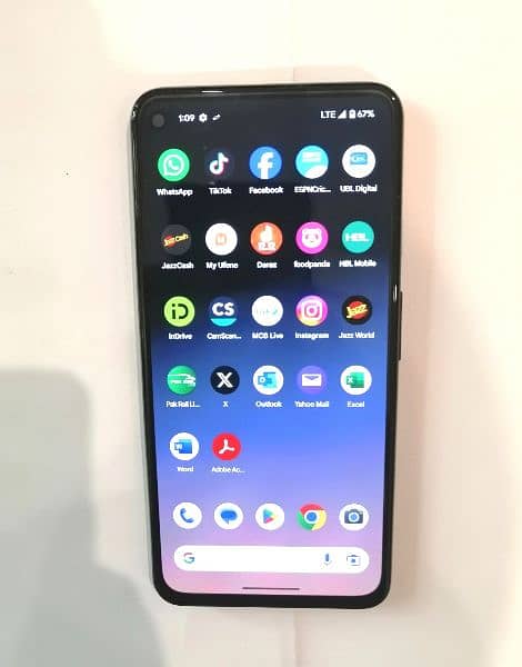 Google Pixels 4a 5g 6/128 official PTA Approved 10/10 doule sim 1