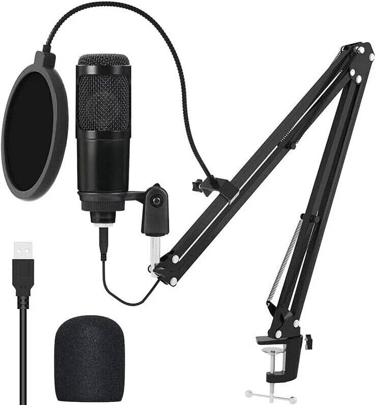 Microphone Kit Cardioid Condenser With Studio Sound 0