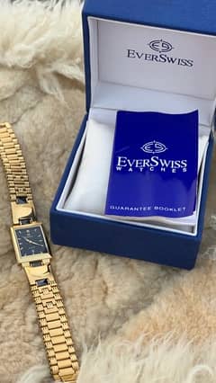 EVERSWISS 18k gold plated watch