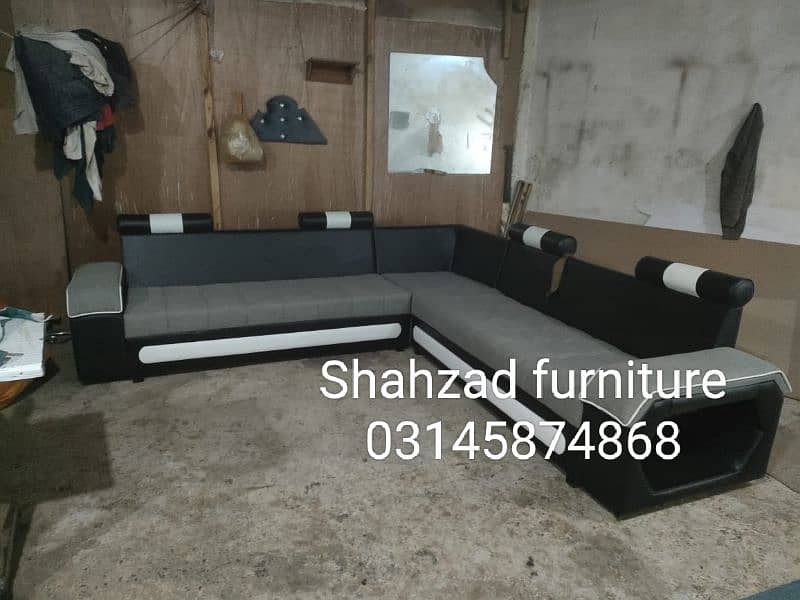 new u shape sofa set with four stools 5