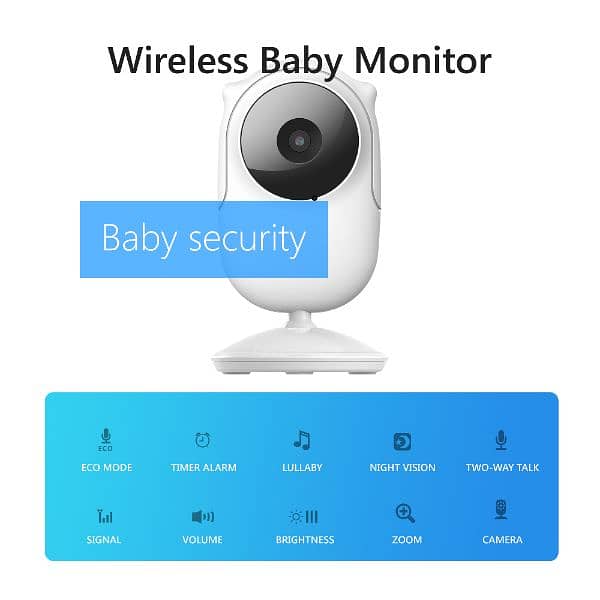 wifi Wireless Video Baby Monitor with Night Vision 5