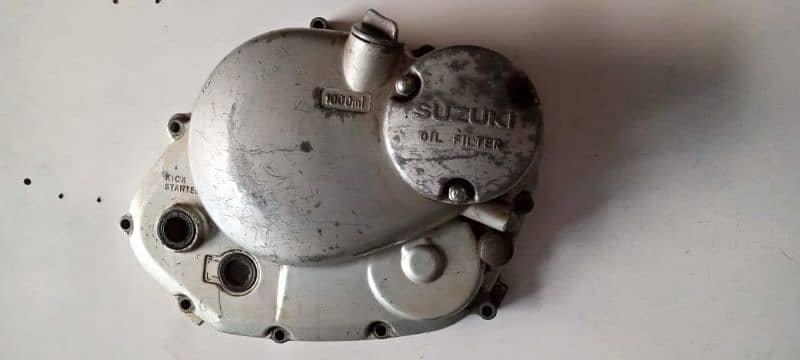 suzuki 150 clutch cover 1